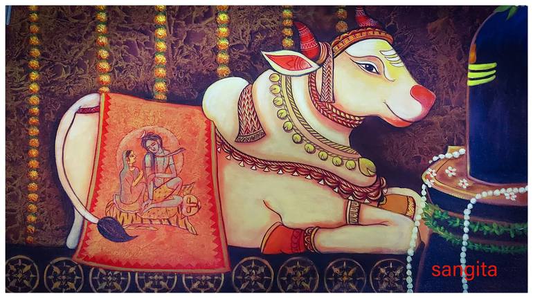 Original Contemporary Religious Paintings by Sangita Agarwal