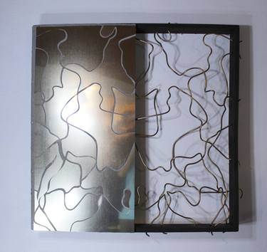 Original Abstract Expressionism Abstract Sculpture by Luis Aquino