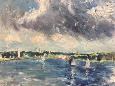 Cloud Study En Plein Air River Deben Woodbridge thumb