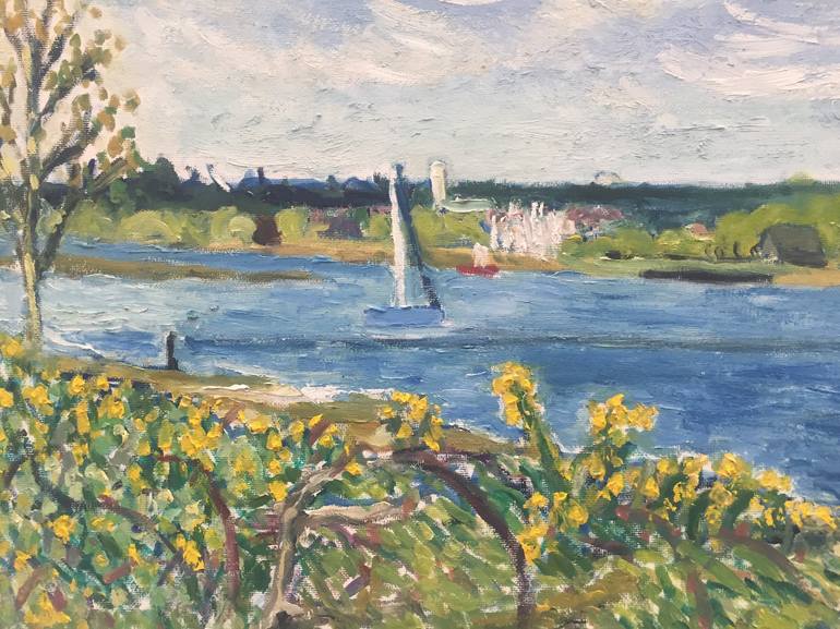 Original Impressionism Landscape Painting by Stevie Coates