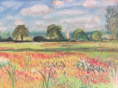 Original Impressionism Landscape Drawings by Stevie Coates