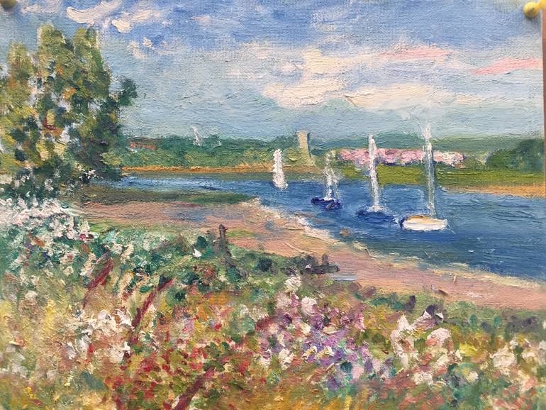 Original Impressionism Landscape Painting by Stevie Coates