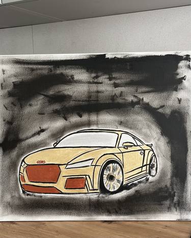 Print of Automobile Drawings by Alina Shkvch