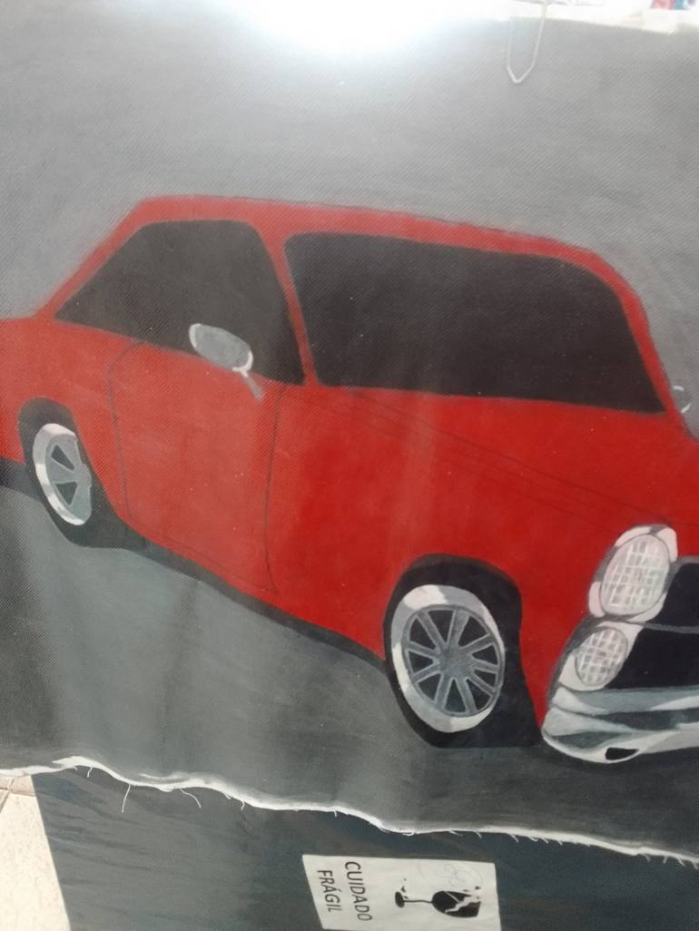 Original Car Painting by Kenidy Santos Oliveira