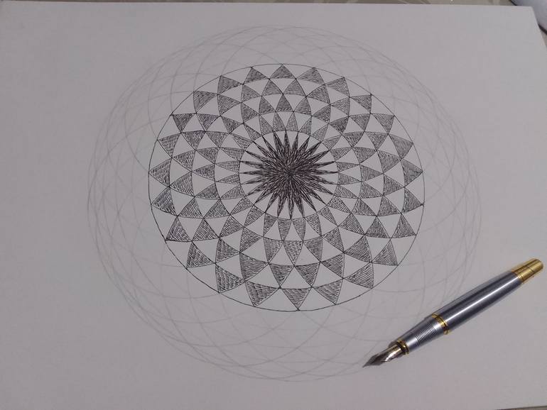 Original Symbolism Light Drawing by Kenidy Santos Oliveira
