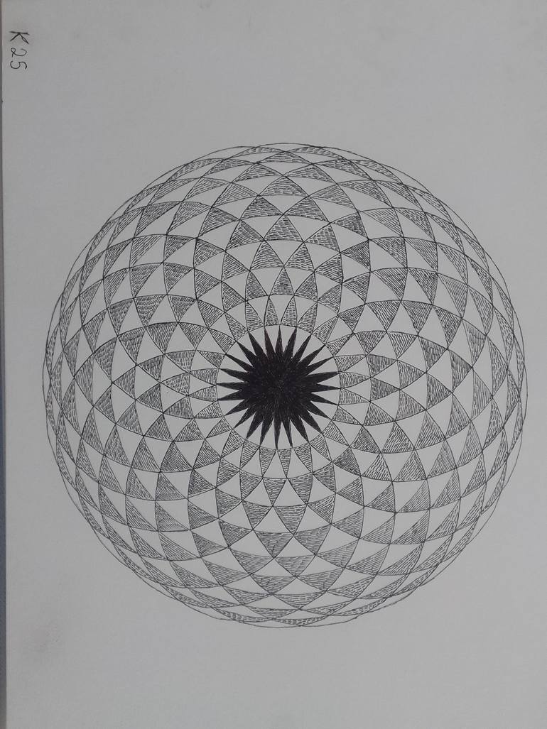 Original Symbolism Light Drawing by Kenidy Santos Oliveira