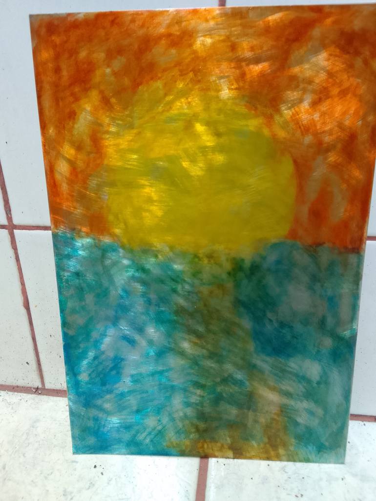 Original Futurism Abstract Painting by Kenidy Santos Oliveira