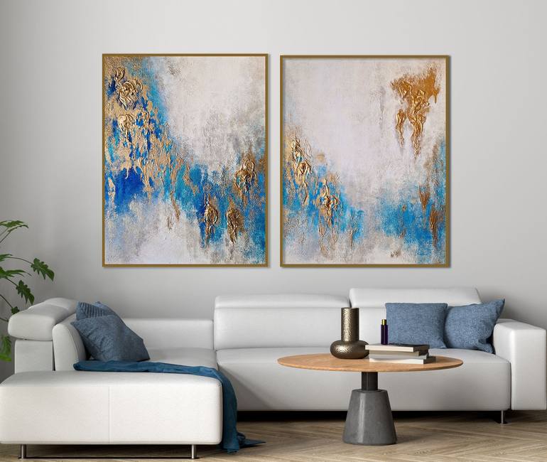 Original Abstract Painting by TATIANA KARAPETIAN