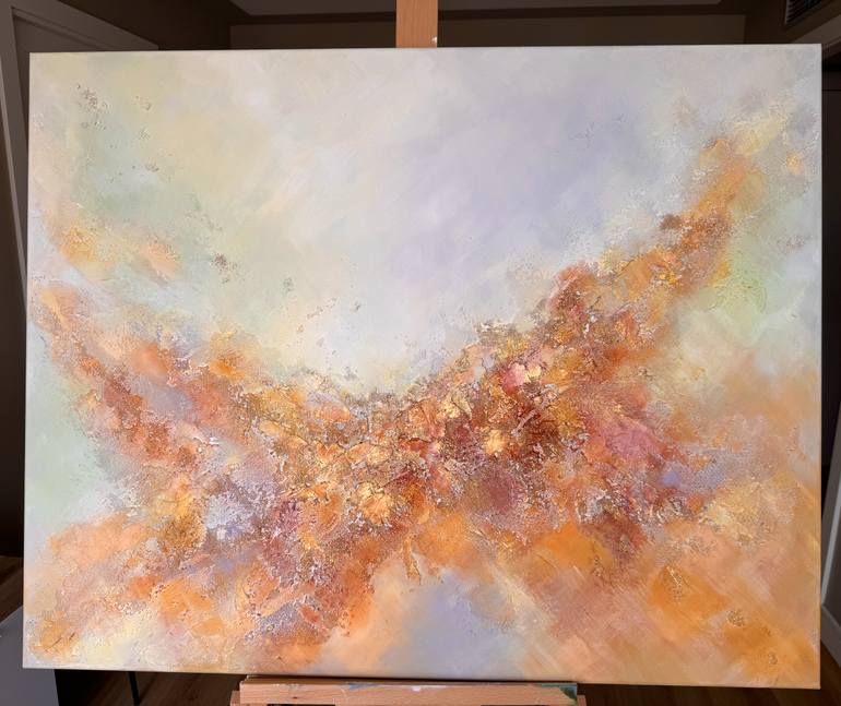 Original Minimalism Abstract Painting by Tatiana Karapetian