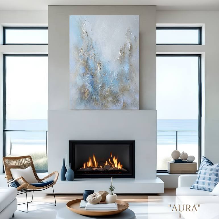 Original Minimalism Abstract Painting by Tatiana Karapetian