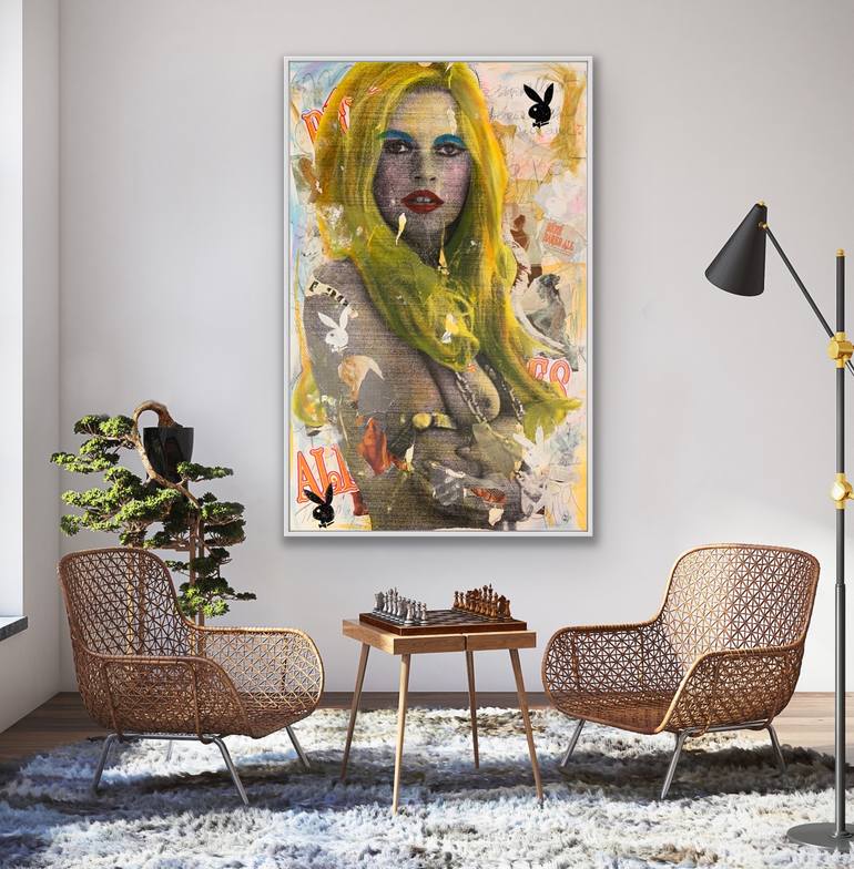 Original Pop Art Pop Culture/Celebrity Mixed Media by Michael Dewhirst