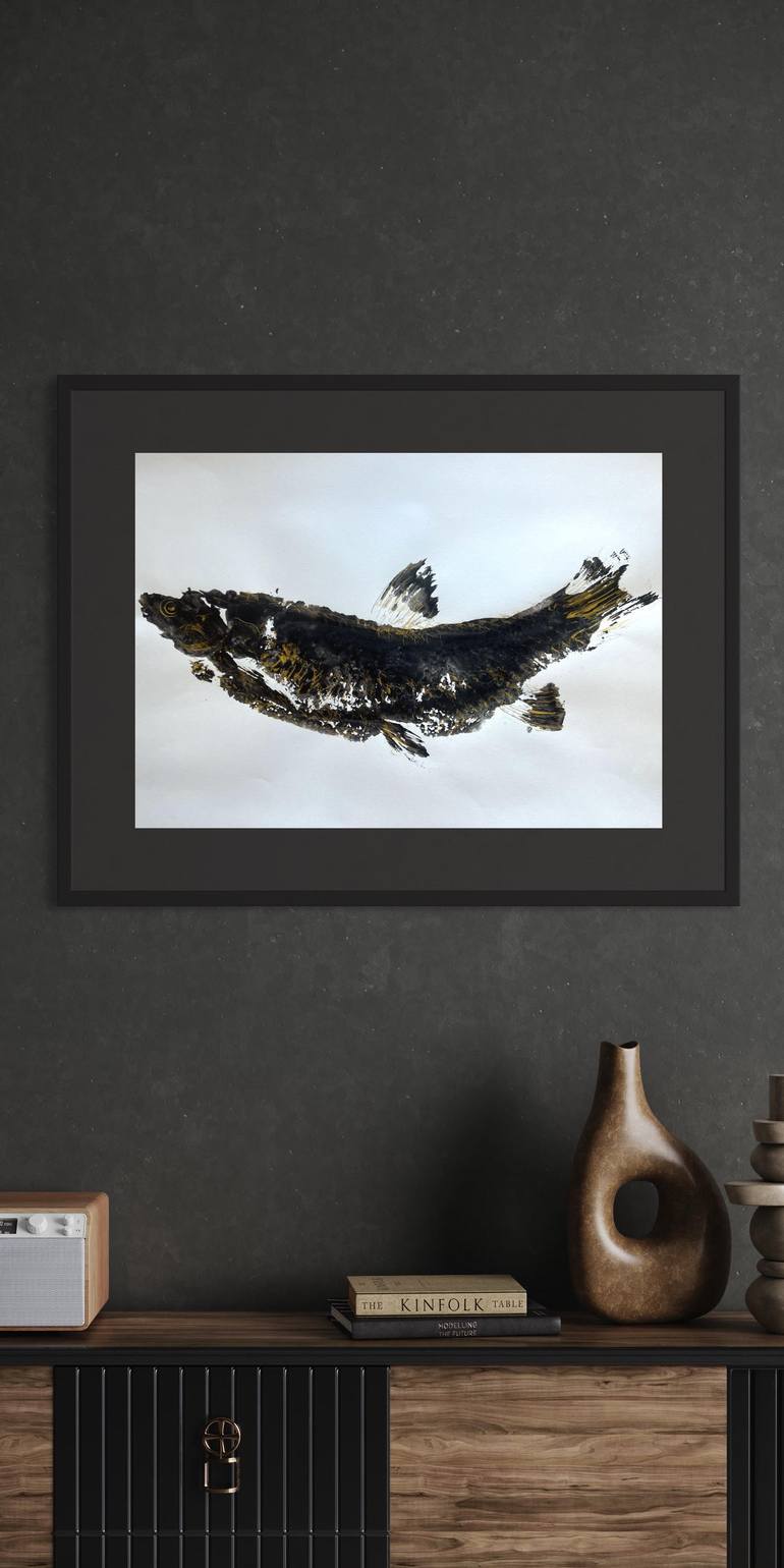 Original Realism Animal Drawing by Aliya Asadullayeva