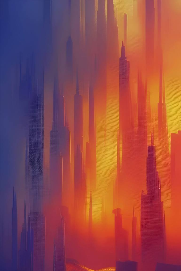 shadow city - Print