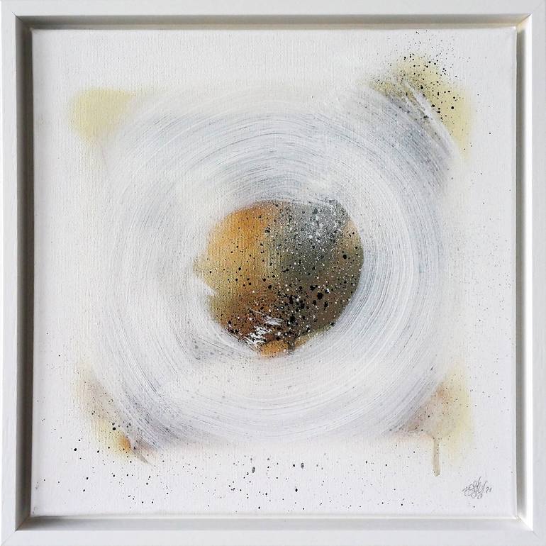 Original Abstract Outer Space Painting by TOSHY 