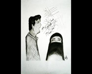 Print of Fine Art Love Drawings by Bilal Ahmed