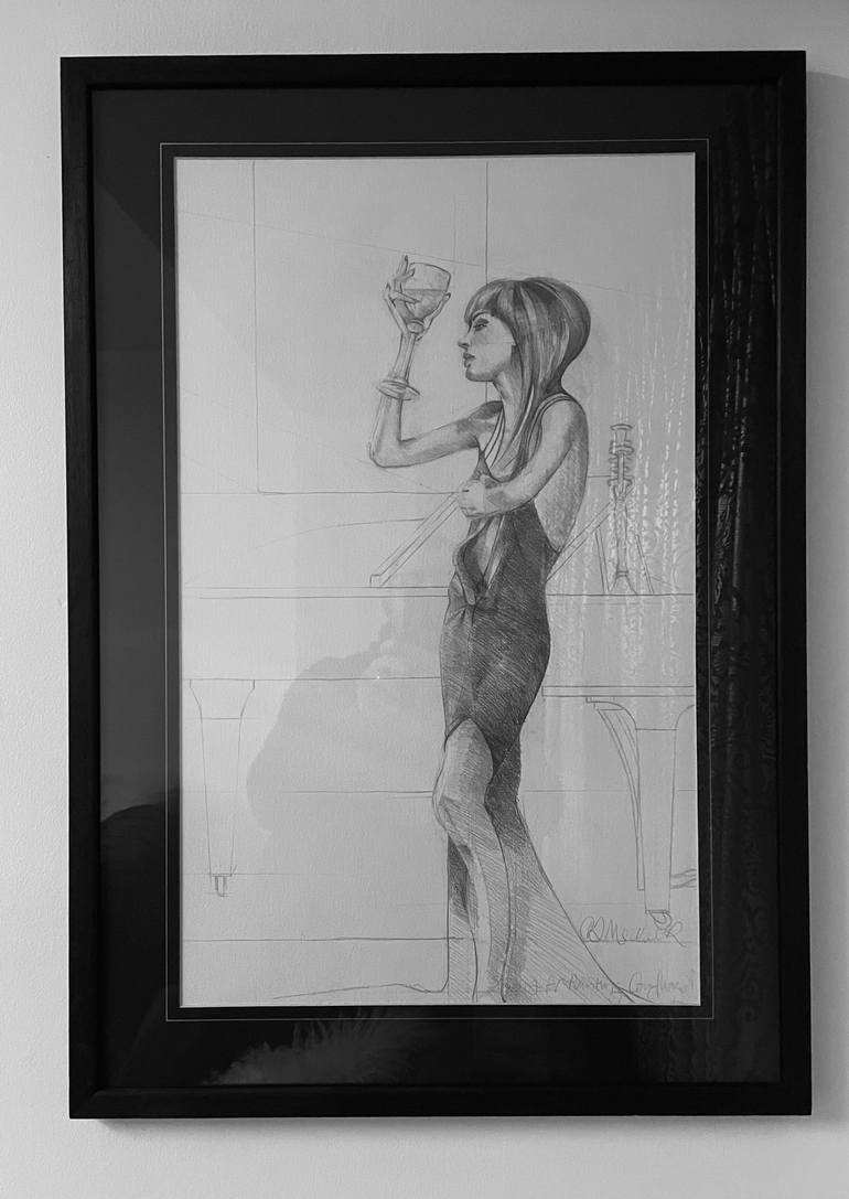 Original Figurative Abstract Drawing by Andrew Medlock
