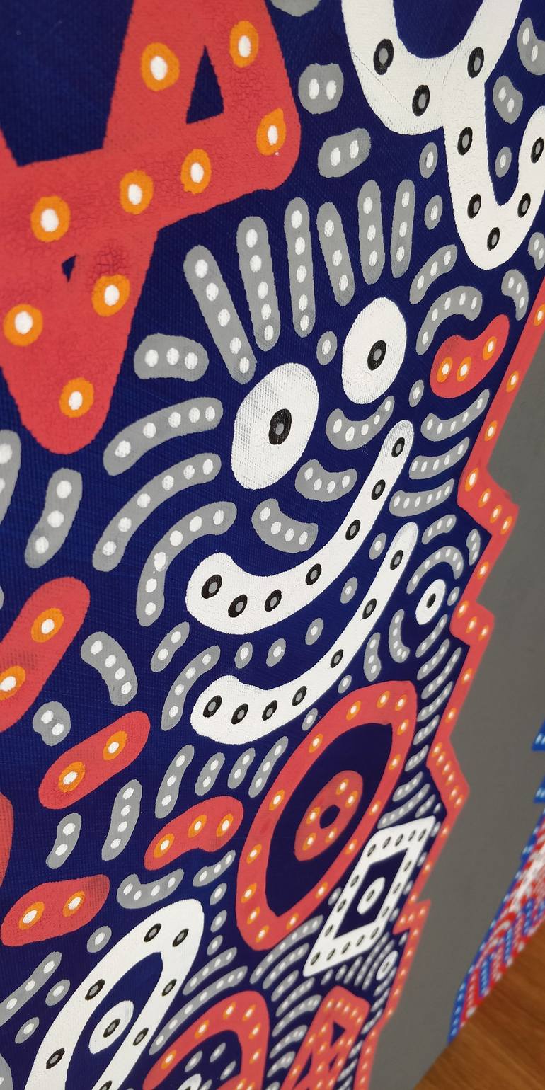 Original Abstract Typography Painting by João Almeida