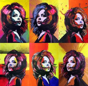 Original Pop Art Pop Culture/Celebrity Paintings by seung han