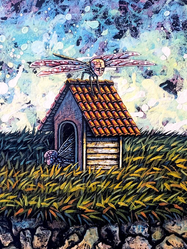 Original Home Painting by Yudel García