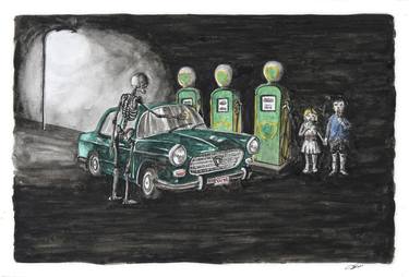 Original Car Paintings by Thierry Falise