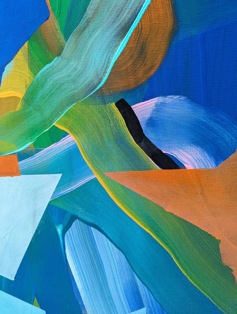 Original Abstract Expressionism Abstract Painting by Yana Romanova
