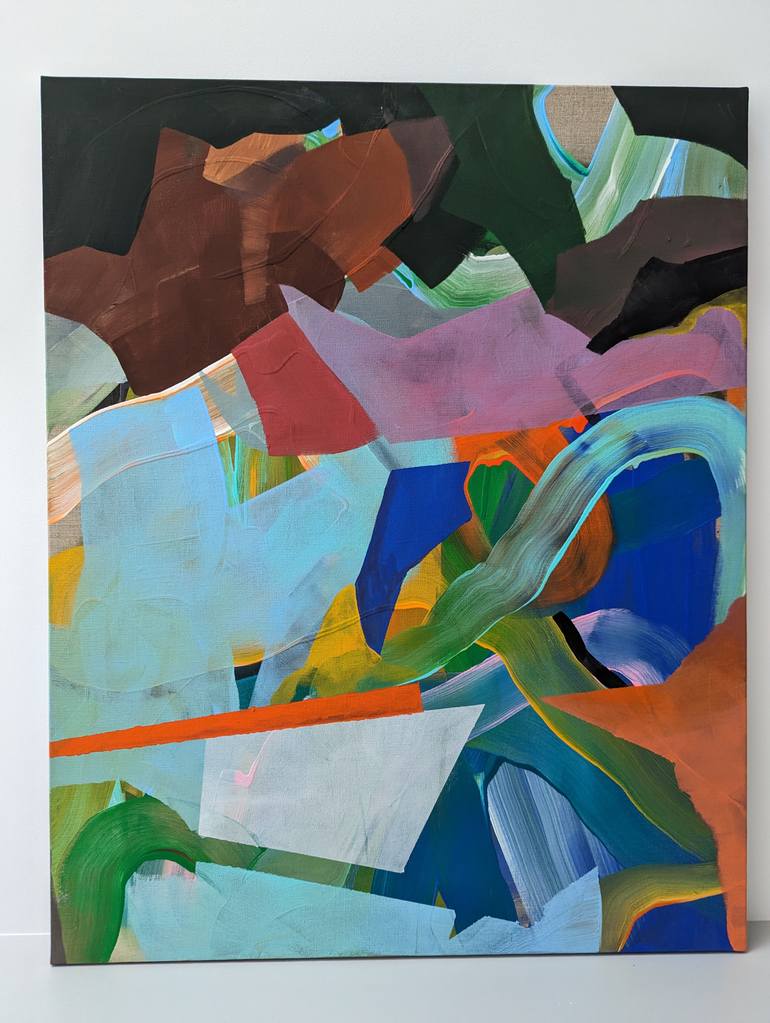 Original Abstract Expressionism Abstract Painting by Yana Romanova