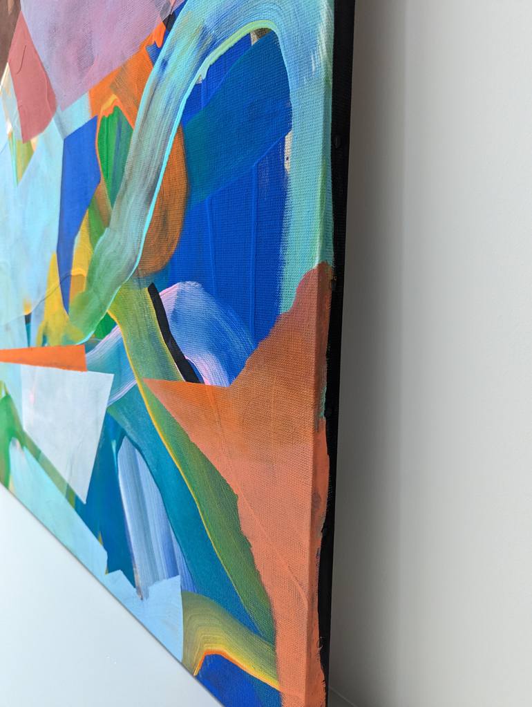 Original Abstract Expressionism Abstract Painting by Yana Romanova
