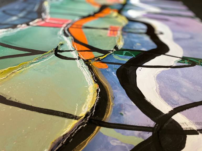 Original Abstract Love Drawing by Uliana Pixepop