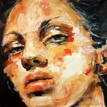 Original Figurative Portrait Paintings by Paola Geranio