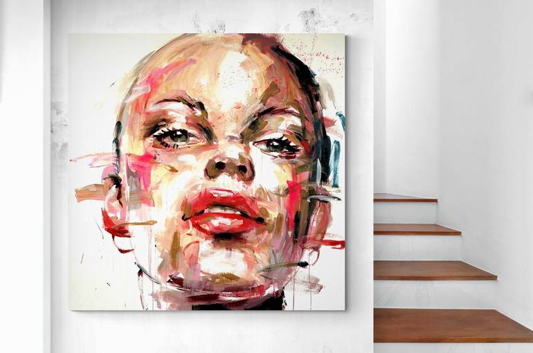 Original Contemporary People Painting by Paola Geranio