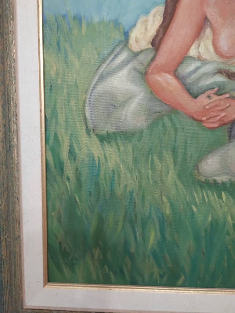 Original Other People Painting by Aleksandra Plevko