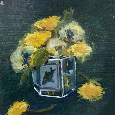 Original Expressionism Botanic Drawings by Margo Linnyk