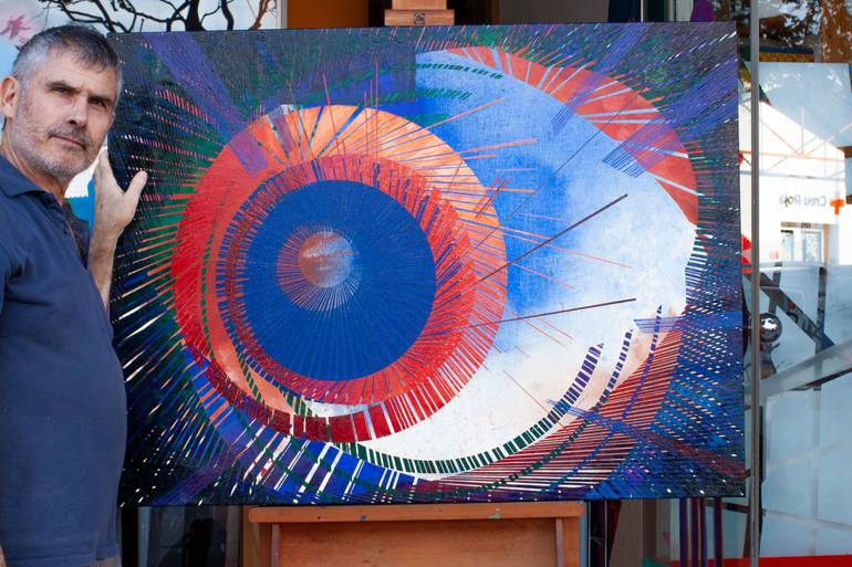 Original Contemporary Abstract Painting by Martín Carral