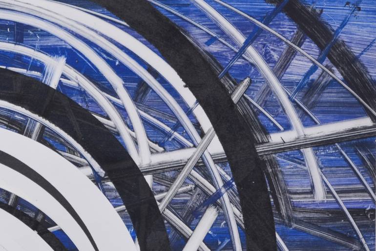 Original Futurism Abstract Mixed Media by Martín Carral