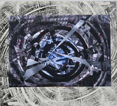Original Futurism Abstract Mixed Media by Martín Carral