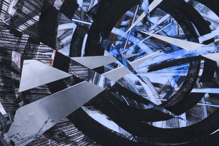 Original Futurism Abstract Mixed Media by Martín Carral