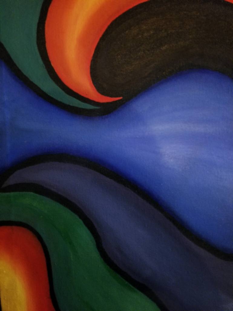 Original Conceptual Abstract Painting by Aamna Alee