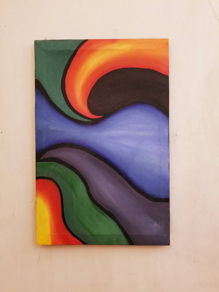 Original Abstract Painting by Aamna Alee