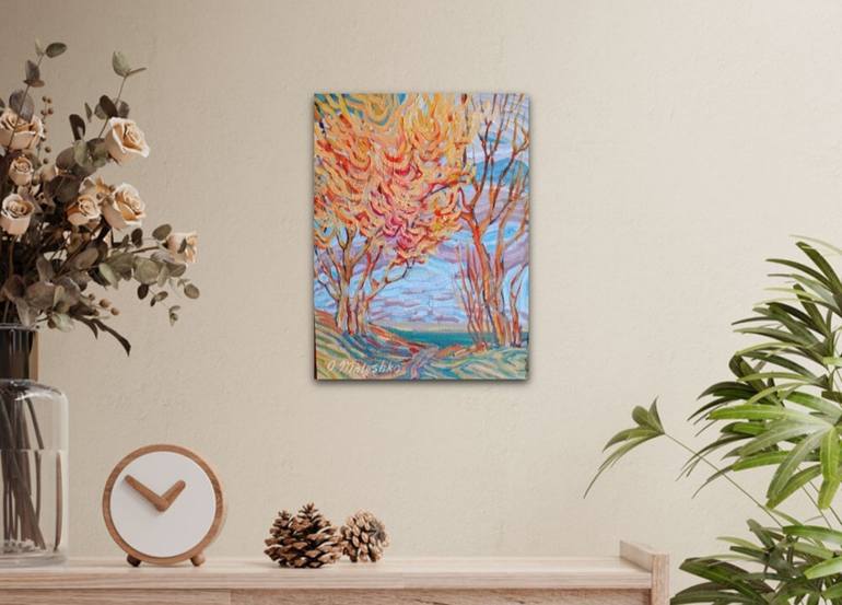 Original Fine Art Landscape Painting by Oleksandra Malyshko