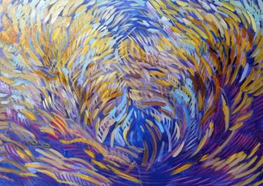 Original Algorithmic Abstract Paintings by Oleksandra Malyshko