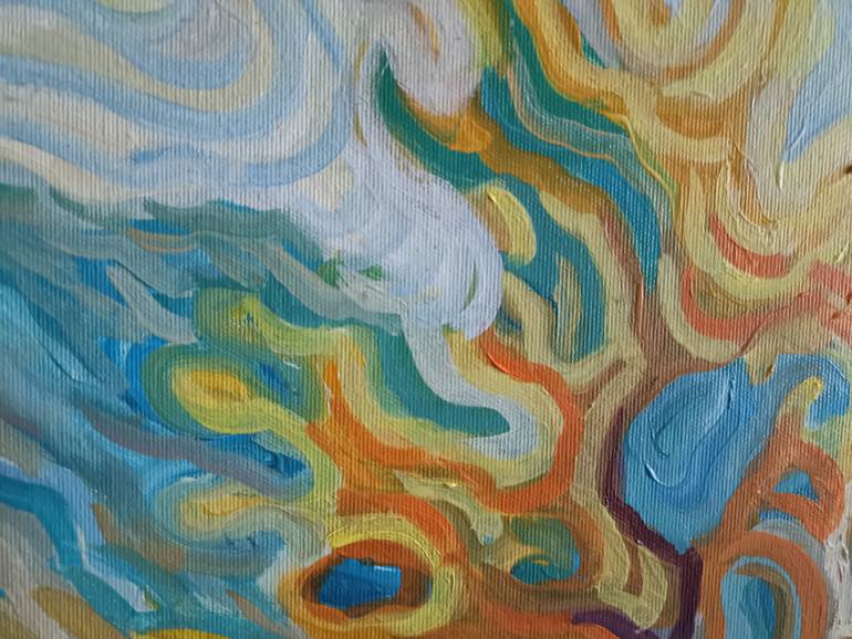 Original Contemporary Landscape Painting by Oleksandra Malyshko