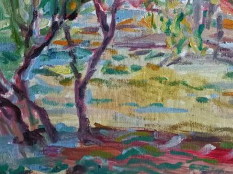 Original Contemporary Landscape Painting by Oleksandra Malyshko