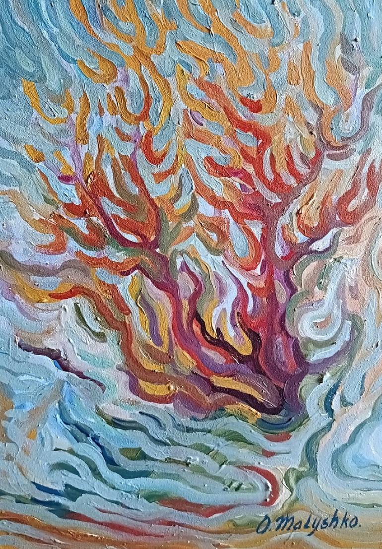 Original  Painting by oleksandra malyshko