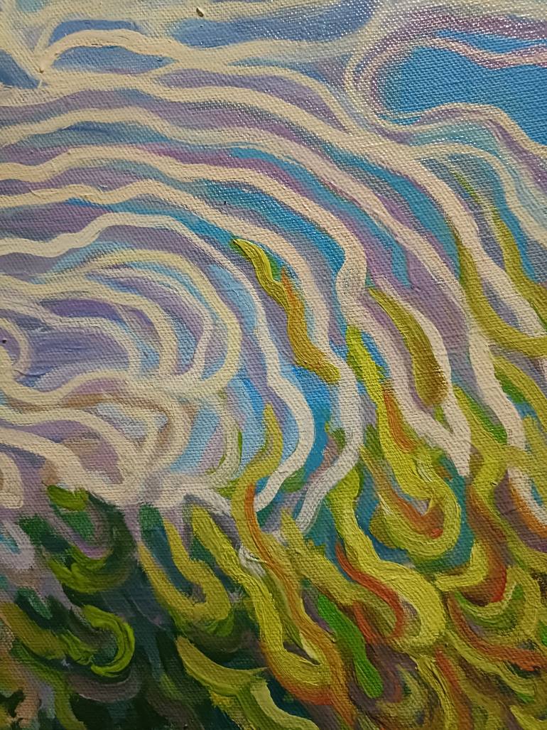 Original Contemporary Landscape Painting by Oleksandra Malyshko