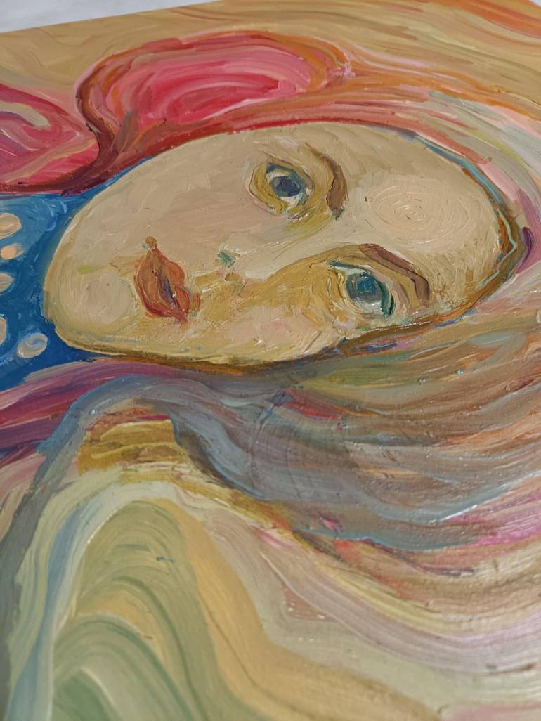 Original Conceptual Women Painting by Oleksandra Malyshko