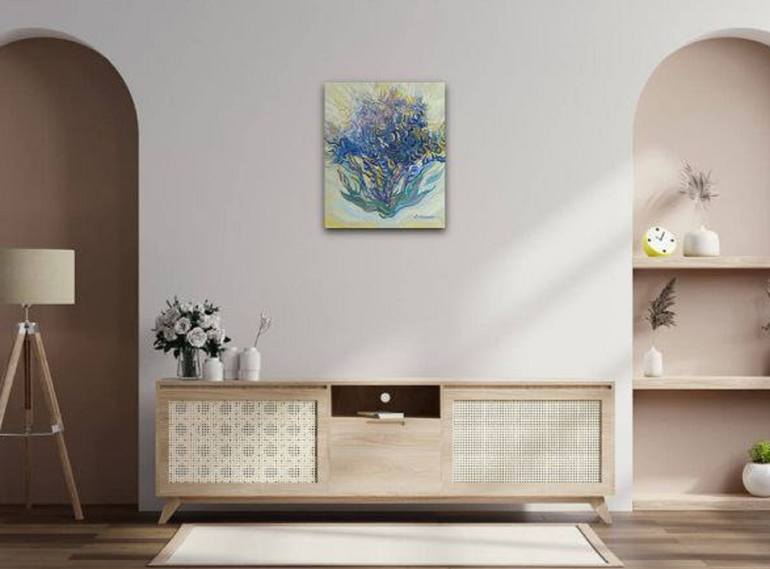 Original Conceptual Floral Painting by Oleksandra Malyshko
