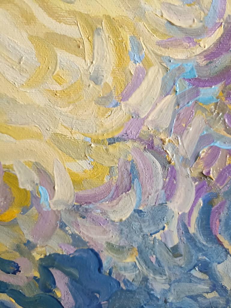 Original Conceptual Floral Painting by Oleksandra Malyshko