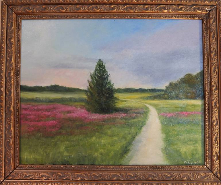 Landscape in France Painting by Kathleen Dwyer | Saatchi Art