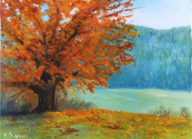 Original Impressionism Landscape Paintings by Kathleen Dwyer