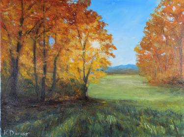 Original Impressionism Landscape Paintings by Kathleen Dwyer